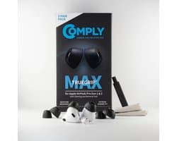 Comply Foam TrueGrip Max voor AirPods Pro gen1 &2 - maat MEDIUM, 3 paar