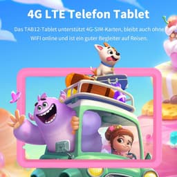 RFWR® 10 Inch Kinder Tablet met 4G LTE, 128GB, Android 14, en Kindbeveiliging — thumbnail 3