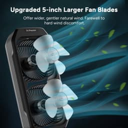 RFWR® Torenventilator met Oplaadbare Batterij - Stil en Efficiënt voor Thuis en Kantoor — thumbnail 5