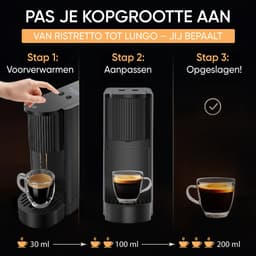 JAP Appliances Capsura + Milky Whirl - Koffiecupmachine met melkopschuimer (Bundel) — thumbnail 4
