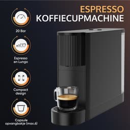 JAP Appliances Capsura - Koffiecupmachine - Instelbare kopjesvolume 30 - 200 ml - Koffiemachine met cups - Koffie machine - Koffiezetapparaat — thumbnail 2