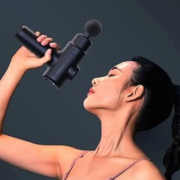 Rum iMini Massage Gun - Inclusief 4 Opzetstukken - Inclusief Adapter - Spierherstel & Spierontspanning - Massage Pistool - Massage Apparaat Professioneel — thumbnail 2