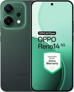 OPPO Reno14 5G 12+256GB Luminous Green - Extra Garantie — thumbnail 1