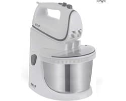 RFWR® Kneedmachine 450 W met 2,5 L kom, kneedhaak en garde – Ideaal voor bakken