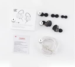 KZ ZSN PRO X - In-Ear Monitors - IEM - Met Microfoon - Muziek & Gaming Oortjes - Oordoppen - Verwisselbare Kabel - Hybride Drivers - Ergonomisch Design - Zwart — thumbnail 2