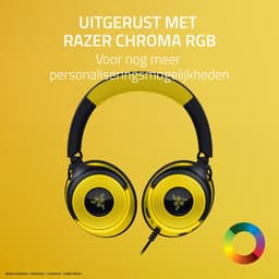 Razer Kraken V4 X - Gaming Headset - Razer Chroma RGB - 7.1 - Pokémon Kanto Starters Edition — thumbnail 3