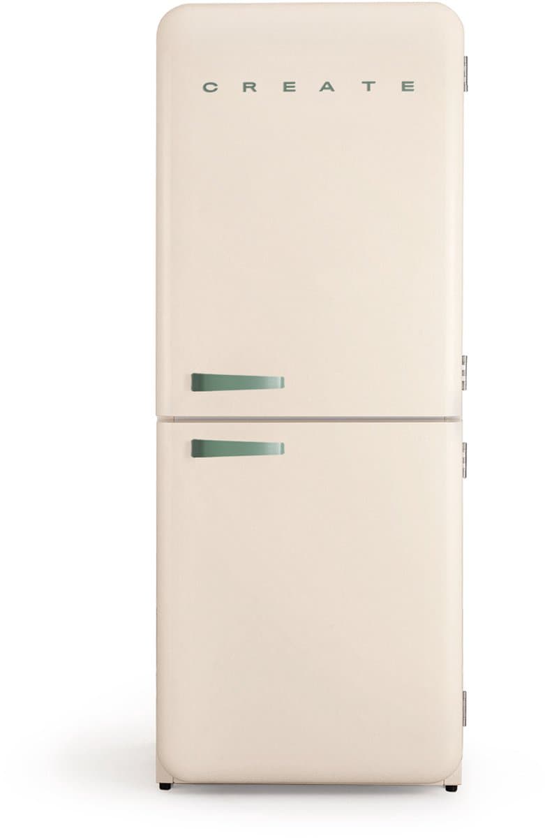 CREATE - Koelkast in retro stijl - FRIDGE RETRO COMBI 401 L — afbeelding 1