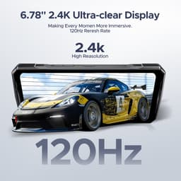 DOOGEE V40 5G - Robuuste Smartphone - Robuuste Telefoon - 32 GB RAM + 512 GB ROM - 6,78 inch 2,4K 120Hz - 108 MP AI camera - 8680 mAh/33W - MediaTek Dimensity 7300 - Face ID - Drie sleuven - Vingerafdrukherkenning - NFC - GPS - Rood — thumbnail 4