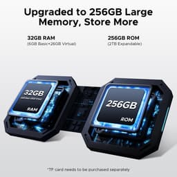 DOOGEE Blade 10 Pro Energy 4.5G - Robuuste Telefoon - Smartphone - 32 GB RAM+256 ROM（2TB/TF) - Android 15 - 6,56-inch HD+ 90Hz - 6150mAh/18W - IP68 - 10.7mm - Face ID - NFC - GPS - Rood — thumbnail 5