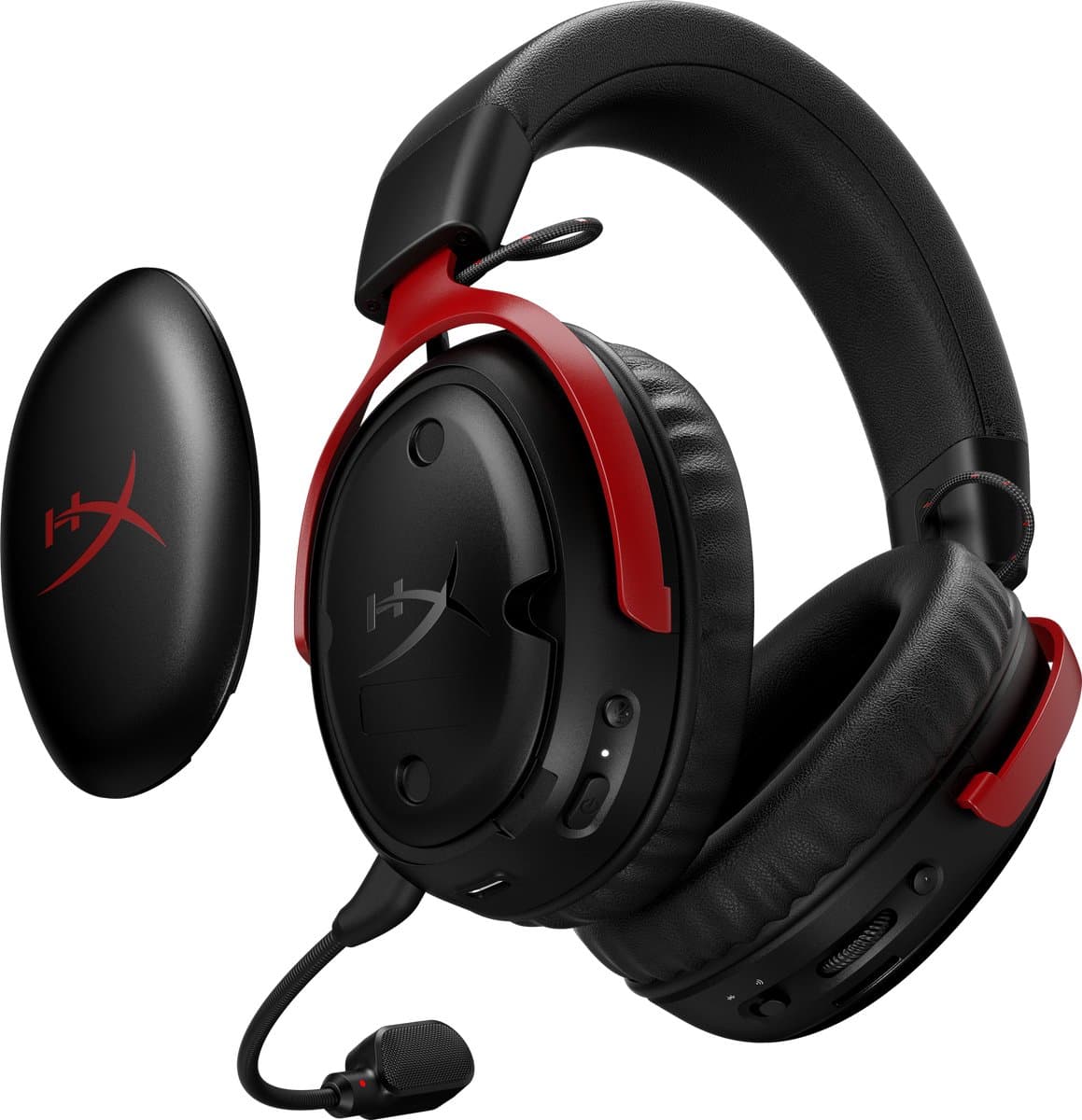 HYPERX Cloud III S Gaming-headset Zwart/Rood — afbeelding 1