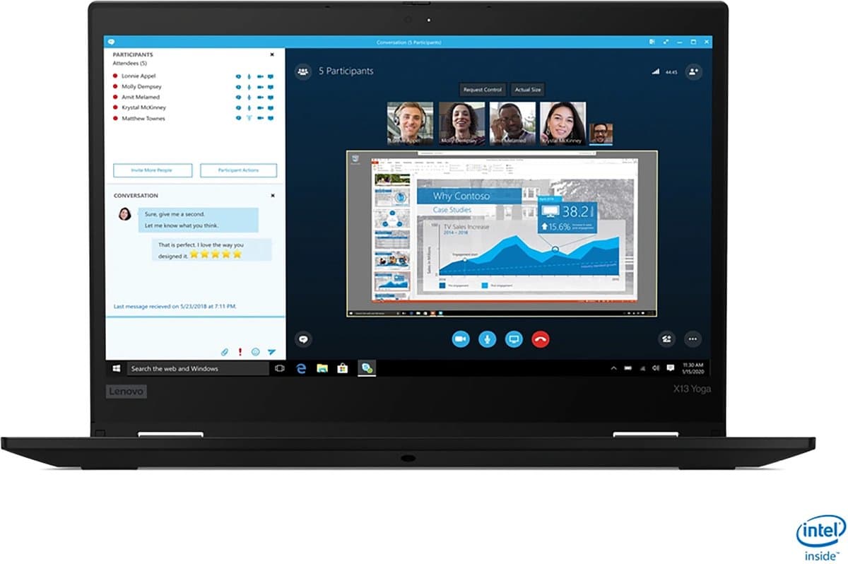 Lenovo ThinkPad X13 Gen 1 (Intel) Intel® Core™ i5 i5-10210U Laptop 33,8 cm (13.3") Full HD 8 GB DDR4-SDRAM 256 GB SSD Wi-Fi 6 (802.11ax) Windows 10 Pro Zwart — afbeelding 1