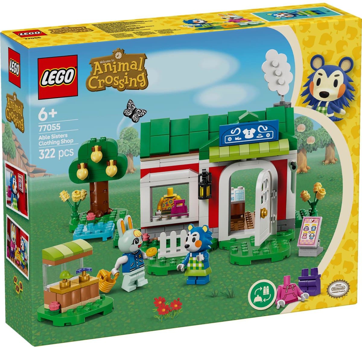 Lego Animal Crossing 77055 Kleermakerij Van De Zusjes Able Bouwstenen — afbeelding 1