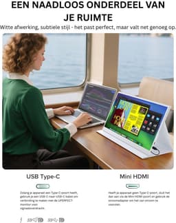Portable Monitor - Draagbare Scherm - 15.6inch — thumbnail 2