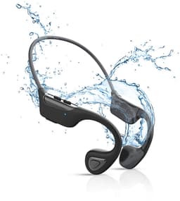 Tech Essentials Wave - Sport oordopjes - Bone Conduction Headphone - Open Ear Oortjes - Draadloze Bluetooth Koptelefoon - Zwemmen - Hardlopen - 32GB Geheugen - IPX7 Waterbestendig- Zwart — thumbnail 1