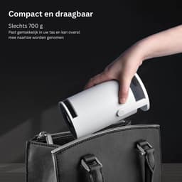 Mini Beamer - Film Projector met Bluetooth - Draagbare Beamer - 4K Kwaliteit - Wit — thumbnail 3