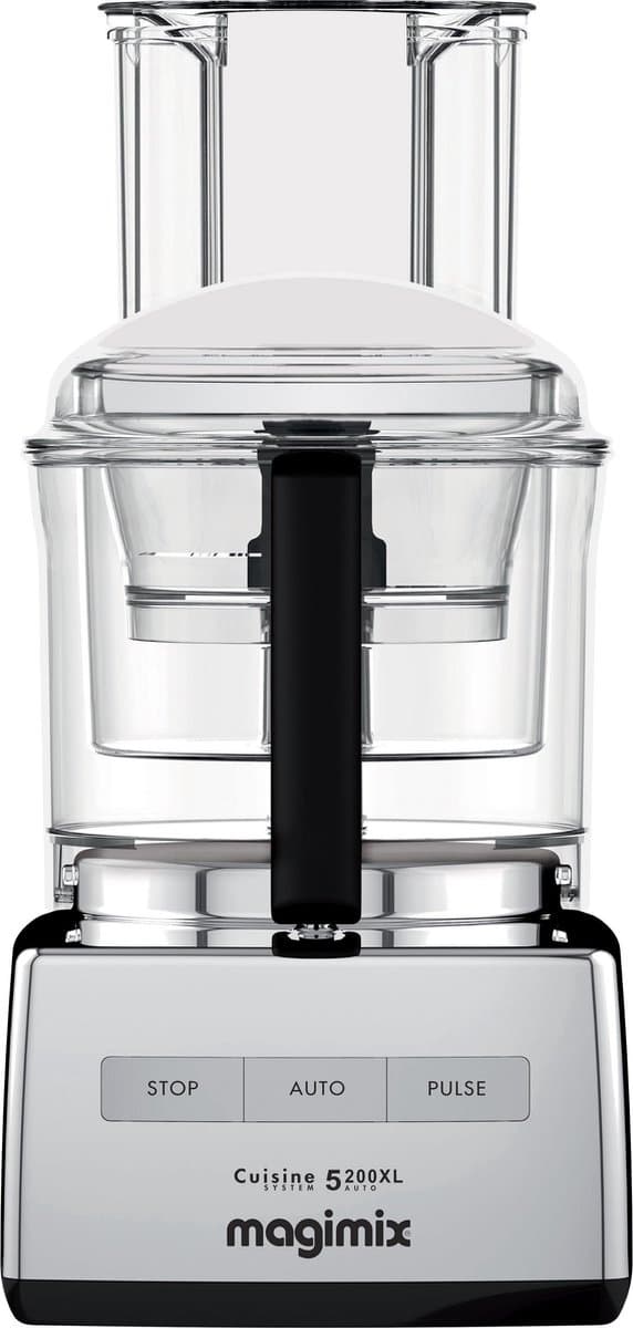 Magimix CS 5200 XL Premium Foodprocessor - Keukenmachine met Sapcentrifuge - Glimmend Chroom — afbeelding 1