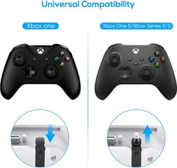 YONO Toetsenbord geschikt voor Xbox Controller - Series S en X - Qwerty Keypad Accessoires - Keyboard - Zwart — thumbnail 2