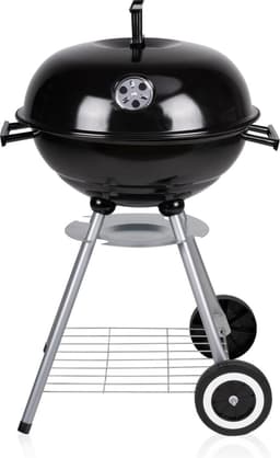 BBQ Collection Houtskoolbarbecue - Kogelbarbecue 45 x 60 centimeter - Ronde Barbecue - Barbecue op Wielen - Zwart - Metaal — thumbnail 1