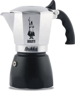 Bialetti New Brikka - 100ml - 2 kops + Bialetti Koffie Proefpakket - 3 x 250 gram — thumbnail 2
