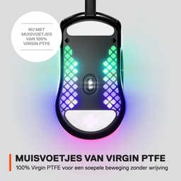 SteelSeries Aerox 3 Gaming Muis 2022 Edition - Zwart — thumbnail 3