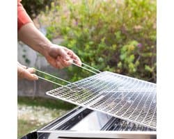 Roestvrijstalen vouwbarbecue voor houtskool ExelQ InnovaGoods
