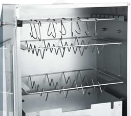 vidaXL - BBQ-rookoven - met - houtsnippers - 44,5x29x110 - cm - staal — thumbnail 2