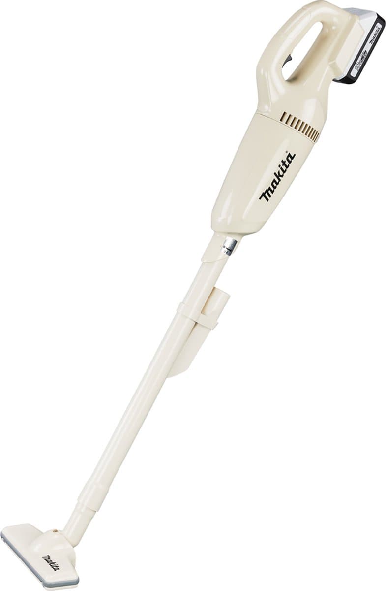 Makita CL183D001 18V Steelstofzuiger ivoor wit + Accu en Lader — afbeelding 1