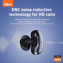 hileo hi82 - Draadloze Oordopjes met Oplaadcase – Zwart - Ear clip Air Conduction - Sport - Open-Ear - Bluetooth V5.3 – Draadloze oortjes – Geschikt voor IOS/Android — thumbnail 5