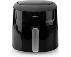 Nedis Airfryer XXL - 7,2L - Digitale Display - 8 Programma's - Tot 6 Personen - Zwart