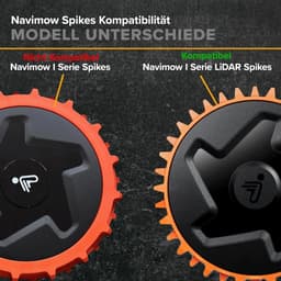 Robotic grasmaaier spikes - RVS - perfecte pasvorm - maximale grip - ShopVlot — thumbnail 2