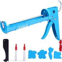 Sealing Gun Silicone Gun Set with Caulking Removal Tool and 2 Silicone Nozzles for Caulking Removal, Bathroom & Shower - ShopVlot — thumbnail 1