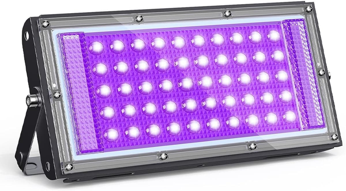 OUYLAF Blacklight - blacklight verlichting - Blacklight UV Lamp Discolamp Neon - UV Lamp - 50W - Neon - Discolamp - Disco Licht — afbeelding 1
