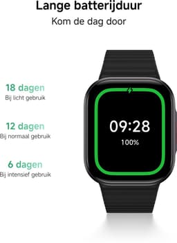 REDMI Watch 6 Lite - 1,96" AMOLED-display - 1500 nits - 150+ sportmodi - Ingebouwde GNSS - Black — thumbnail 4