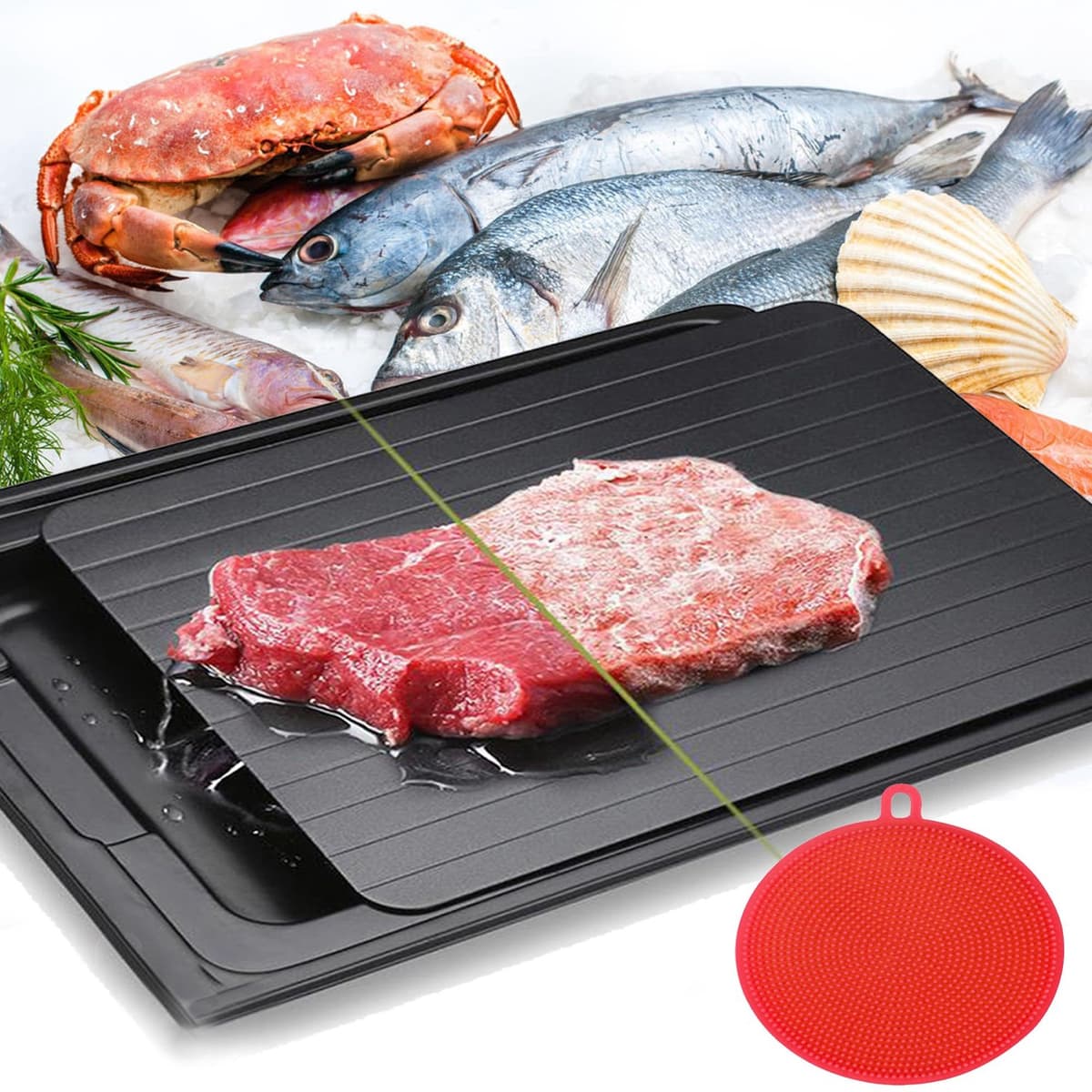Snelle Ontdooibord met Druppel Tray — afbeelding 1