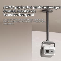 Beamer Plafondbeugel Grijs - Verstelbare Montage Voor Projectoren - Metaal - Lichtgewicht En Schokbestendig — thumbnail 1