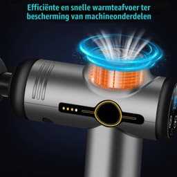 Mini-spiermassagegeweer, ultrastil massagegeweer, 99 snelheden, 8 koppen, LCD-scherm, draagbare elektrische stimulators om spierpijn te verlichten — thumbnail 4