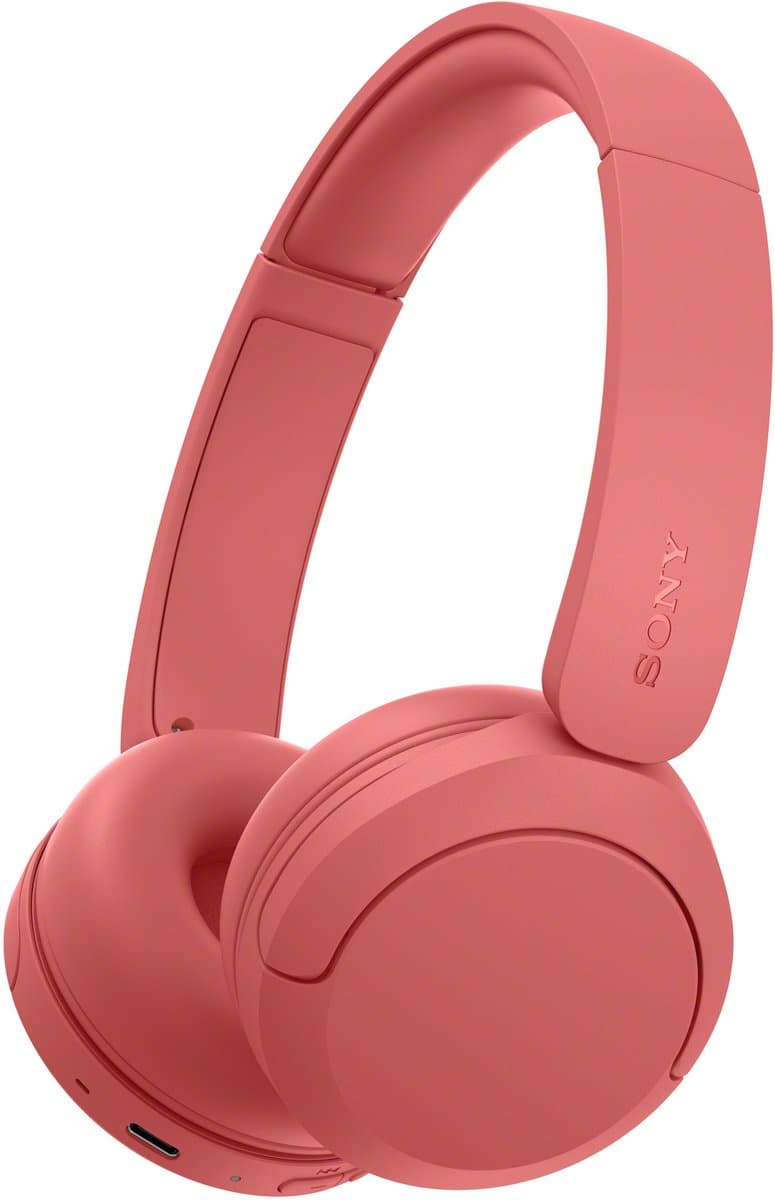 SONY WH-CH535 - Draadloze On-ear Koptelefoon - Rood — afbeelding 1