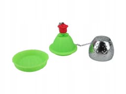 Theepot met Onderzetter - 5 Patronen, Kruidenfilter — thumbnail 3