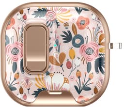 Telestore - hoesje geschikt voor AirPods 5 en AirPods 4 - Hard case cover - wit roze goud bloemen - TPU hoesje Beschermhoes - AirPods 5 en 4 Cover - AirPods 5 / 4 hoesje - Geschikt voor Apple AirPods 5 en AirPods 4 — thumbnail 3