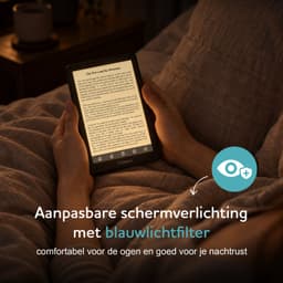 MyStories E-reader Vision Color Hoesje - Geschikt voor model MyStories Vision Color - Schermbescherming Beschermhoes - Blauw — thumbnail 3