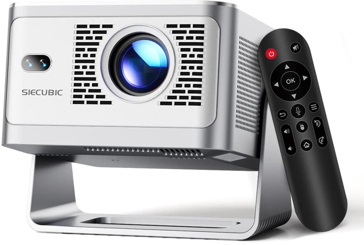 Mini Beamer Native 1080P - 600 ANSI Lumen - LCD - Draagbaar - Thuisbioscoop - Android Projector — afbeelding 1
