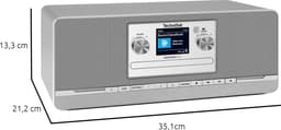 TechniSat DIGITRADIO 320 – Stereo digitale radio (compact systeem met DAB+ & FM, cd-speler, Bluetooth, USB, 2×5 W RMS, TFT-kleurendisplay, favorietenlijst, wekker, slaaptimer, afstandsbediening) — thumbnail 2