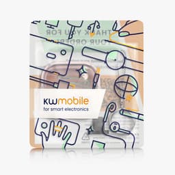 kwmobile transparante koptelefoonhoes voor Apple Airpods 5 / Airpods 4 - Hoesje van TPU met veiligheidssluiting - oudroze / transparant — thumbnail 4