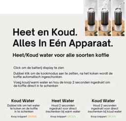 Oplaadbare 12V espressomachine, Geschikt voor kamperen en gebruik in de auto - Draadloze espressomachine in Amerikaanse stijl - Grijs — thumbnail 4
