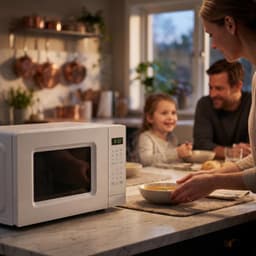 Heinner Vrijstaand Magnetron – 20 L – 700 W – 11 Vermogensstanden – Digitale Bediening – 99 Min Timer – Ontdooifunctie – Geluidssignaal – 8 Automatisch programma – Wit – 5 Jaar Garantie — thumbnail 3