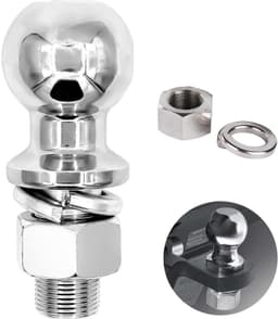 50 mm 3,5T trekhaakkogel M22, 1 stuks kogelkop voor trekhaak van staal, kogelkop, trekkerrail, trekhaak quad, voor tractor, aanhanger en grasmaaier — thumbnail 4