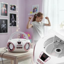 Boombox - radio met CD-MP3, USB, FM-radio, AUX, hoofdtelefoonaansluiting, Adler, AD 1181 — thumbnail 3
