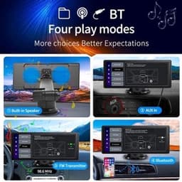 E64 - Dashcam voor Auto - WiFi - Dashcams - FullHD video - Super compact - Parkeermodus - 16:9 - 10.26 inch Scherm - Geen Camera aan de voor- en Achterkant - Zwart — thumbnail 4