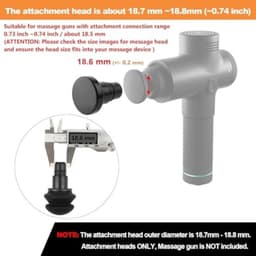 Massage Gun Onderdelen Set - Geschikt voor Diepe Spiertherapie — thumbnail 4