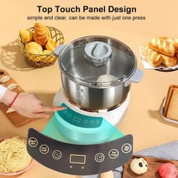 Rolu Deegmachine – Deegkneedmachine – 7 Liter Inhoud – 200W – 29 × 24 × 30 CM - Fermentatiefunctie – RVS — thumbnail 5
